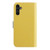 Samsung Galaxy A54 5G Candy Color Litchi Texture Leather Phone Case - Yellow