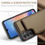 Samsung Galaxy A54 5G CaseMe C22 Card Slots Holder RFID Anti-theft Phone Case - Brown