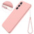 Samsung Galaxy A54 5G Color Liquid Silicone Phone Case - Pink