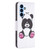 Samsung Galaxy A54 5G Colored Drawing Pattern Leather Phone Case - Panda