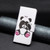 Samsung Galaxy A54 5G Colored Drawing Pattern Leather Phone Case - Panda