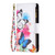 Samsung Galaxy A54 5G Colored Drawing Pattern Zipper Leather Phone Case - Two Butterflies