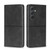 Samsung Galaxy A54 5G Cow Texture Magnetic Leather Phone Case - Black