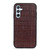 Samsung Galaxy A54 5G Crocodile Texture Genuine Leather Phone Case - Brown