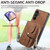 Samsung Galaxy A54 5G Crossbody Multi-function Zipper Wallet Phone Case - Brown