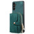 Samsung Galaxy A54 5G Crossbody Multi-function Zipper Wallet Phone Case - Green