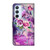 Samsung Galaxy A54 5G Crystal 3D Shockproof Protective Leather Phone Case - Butterfly