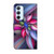 Samsung Galaxy A54 5G Crystal 3D Shockproof Protective Leather Phone Case - Colorful Flower