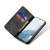 Samsung Galaxy A54 5G Denim Texture Flip Leather Phone Case - Black