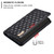 Samsung Galaxy A54 5G Diamond Lattice Magnetic Leather Flip Phone Case - Black