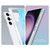 Samsung Galaxy A54 5G Dual-side IMD Marble Phone Case - White Green