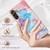 Samsung Galaxy A54 5G Electroplating IMD TPU Phone Case - Blue Marble