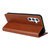 Samsung Galaxy A54 5G Fierre Shann PU Genuine Leather Texture Leather Phone Case - Brown Samsung Galaxy A54 5G Fierre Shann PU Genuine Leather Texture Leather Phone Case - Brown