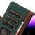 Samsung Galaxy A54 5G Genuine Leather Magnetic RFID Leather Phone Case - Green