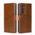 Samsung Galaxy A54 5G Geometric Stitching Leather Phone Case - Light Brown