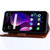 Samsung Galaxy A54 5G Geometric Stitching Leather Phone Case - Light Brown
