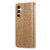 Samsung Galaxy A54 5G Glitter Powder Love Leather Phone Case - Gold