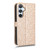 Samsung Galaxy A54 5G Honeycomb Dot Texture Leather Phone Case - Gold