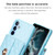 Samsung Galaxy A54 5G Horizontal Metal Buckle Wallet Rhombic Leather Phone Case - Blue