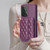 Samsung Galaxy A54 5G Horizontal Wallet Rhombic Leather Phone Case - Dark Purple