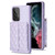 Samsung Galaxy A54 5G Horizontal Wallet Rhombic Leather Phone Case - Purple Samsung Galaxy A54 5G Horizontal Wallet Rhombic Leather Phone Case - Purple