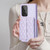Samsung Galaxy A54 5G Horizontal Wallet Rhombic Leather Phone Case - Purple Samsung Galaxy A54 5G Horizontal Wallet Rhombic Leather Phone Case - Purple