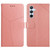 Samsung Galaxy A54 5G HT01 Y-shaped Pattern Flip Leather Phone Case - Pink
