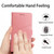 Samsung Galaxy A54 5G HT01 Y-shaped Pattern Flip Leather Phone Case - Pink