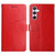 Samsung Galaxy A54 5G HT01 Y-shaped Pattern Flip Leather Phone Case - Red