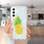 Samsung Galaxy A54 5G IMD Shell Pattern TPU Phone Case - Pineapple