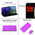 Samsung Galaxy A54 5G Imitated Mirror Surface Flip Leather Phone Case - Purple