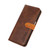 Samsung Galaxy A54 5G KHAZNEH Dual-color Cowhide Texture Flip Leather Phone Case - Brown