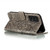Samsung Galaxy A54 5G Lace Flower Embossing Flip Leather Phone Case - Grey