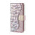 Samsung Galaxy A54 5G Laser Glitter Powder Crocodile Texture Leather Phone Case - Silver