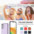 Samsung Galaxy A54 5G Leather Texture Full Coverage Phone Case - Purple