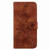 Samsung Galaxy A54 5G Lily Embossed Leather Phone Case - Brown