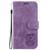 Samsung Galaxy A54 5G Little Tiger Embossed Leather Phone Case - Purple