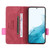 Samsung Galaxy A54 5G Magnetic Clasp Leather Phone Case - Red