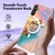 Samsung Galaxy A54 5G Marble Pattern Dual-side IMD Magsafe TPU Phone Case - Dream Butterfly