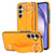 Samsung Galaxy A54 5G Non-slip Full Coverage Ring PU Phone Case with Wristband - Orange