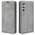 Samsung Galaxy A54 5G Retro-skin Magnetic Suction Leather Phone Case - Grey