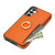 Samsung Galaxy A54 5G Ring Card Litchi Leather Back Phone Case - Orange