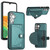 Samsung Galaxy A54 5G Shockproof Leather Phone Case with Card Holder - Green Samsung Galaxy A54 5G Shockproof Leather Phone Case with Card Holder - Green