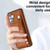 Samsung Galaxy A54 5G Shockproof Leather Phone Case with Wrist Strap - Brown