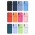 Samsung Galaxy A54 5G Skin Feel Card TPU Contrast Color Button Phone Case - Black