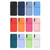 Samsung Galaxy A54 5G Skin Feel Card TPU Contrast Color Button Phone Case - Orange