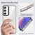 Samsung Galaxy A54 5G Transparent Acrylic + TPU Shockproof Phone Case - Transparent Purple
