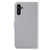 Samsung Galaxy A54 5G Tricolor Stitching Flip Leather Phone Case - Grey