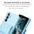 Samsung Galaxy A54 5G Vertical Wallet Rhombic Leather Phone Case - Blue