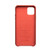 iPhone 11 Pro Max QIALINO Shockproof Top-grain Leather Protective Case - Orange